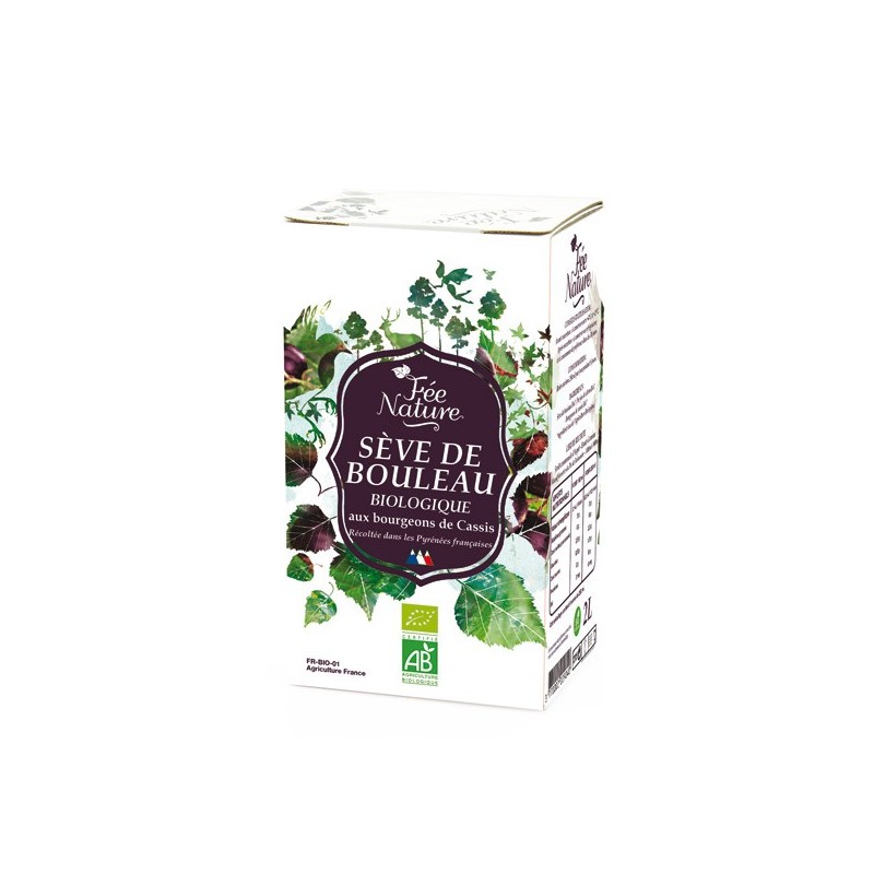 2L Sève de bouleau bio et cassis 2L Sève de bouleau bio et cassis