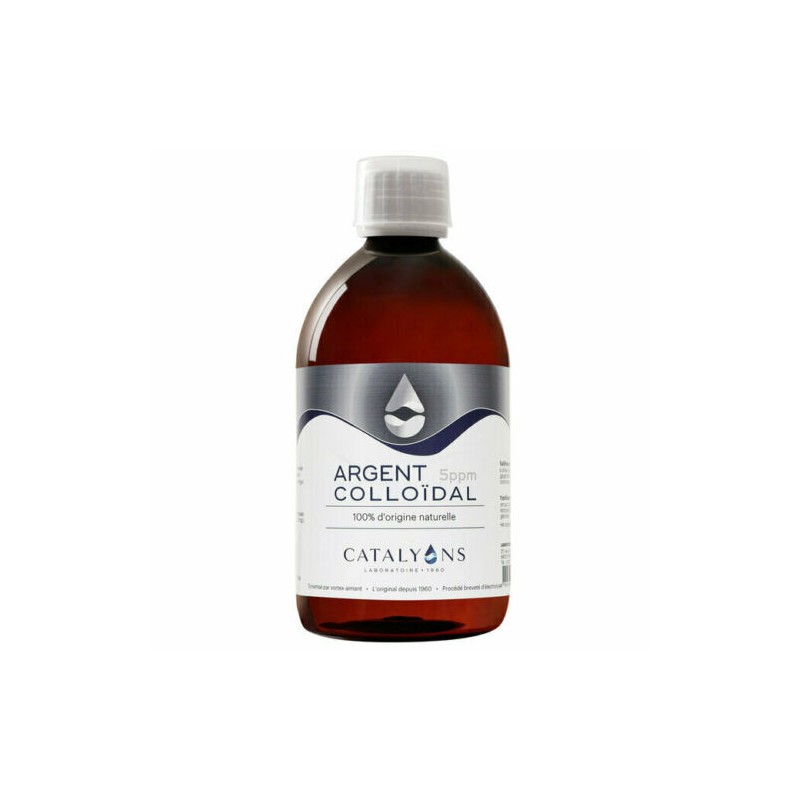 Argent Colloidal Catalyons 500 ml - 5 ppm Argent Colloidal Catalyons 500 ml - 5 ppm