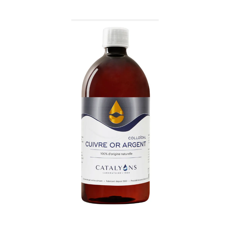 Cuivre-or-argent oligo-précieux 500ml - Catalyons Cuivre-or-argent oligo-précieux 500ml - Catalyons