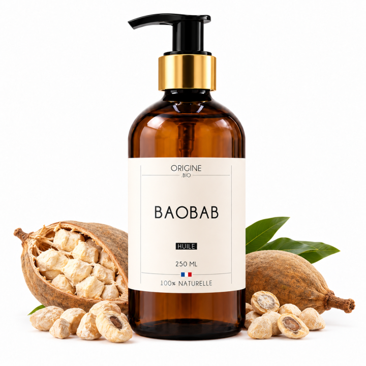huile végétale baobab visage