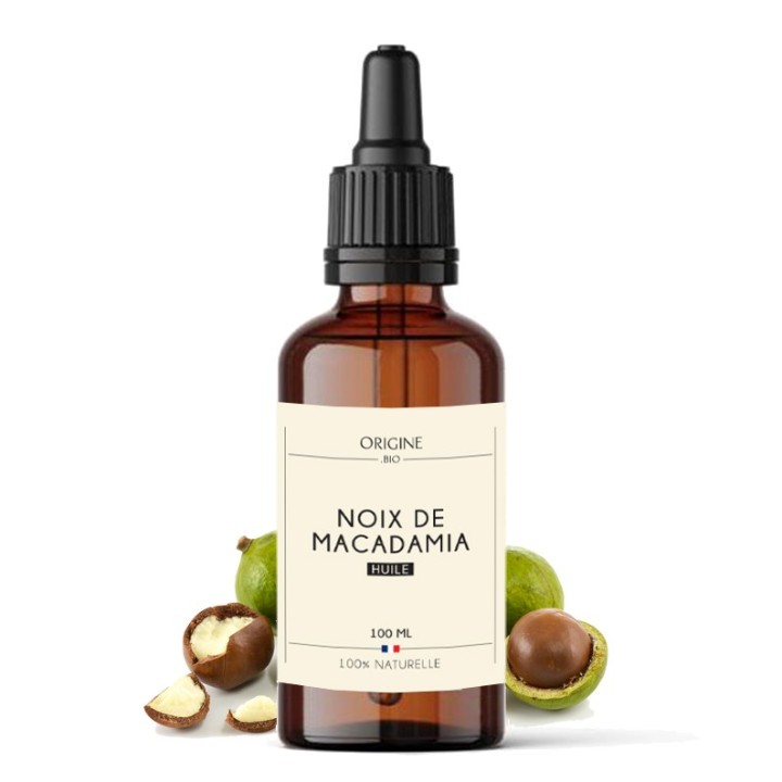 Huile végétale de macadamia 100ml - Origine Bio