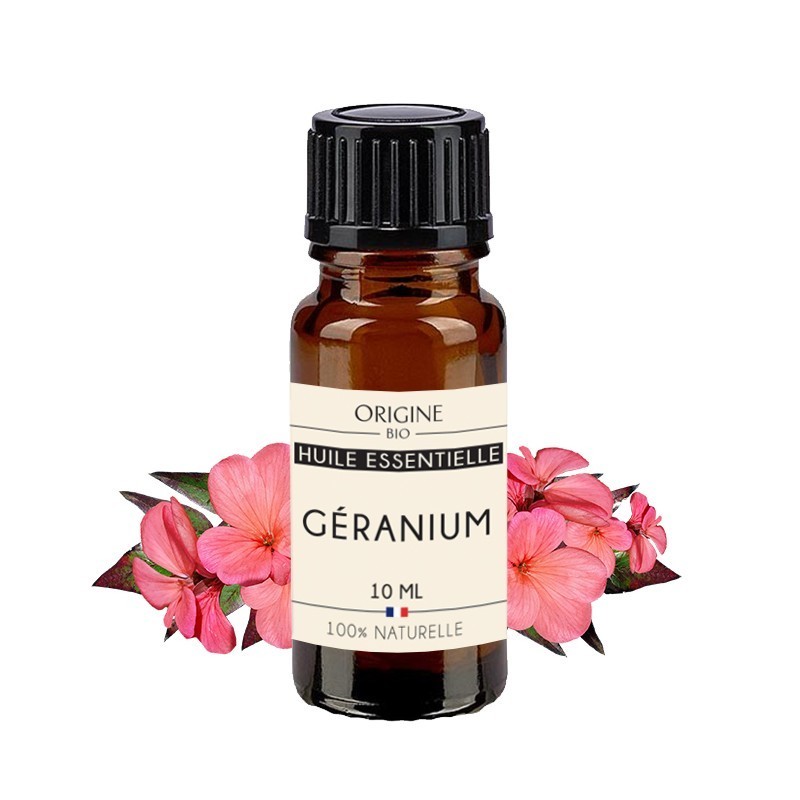 Huile essentielle Géranium rosat bio 10 ml - Origine bio