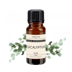 Huile essentielle eucalyptus flacon compte goutte 10 ml