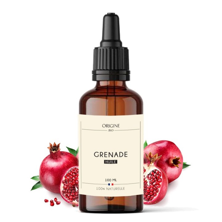 traitement peau naturel huile de grenade Origine bio