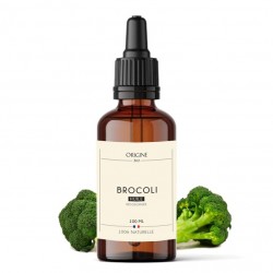 huile brocoli visage contenant verre 100 ml