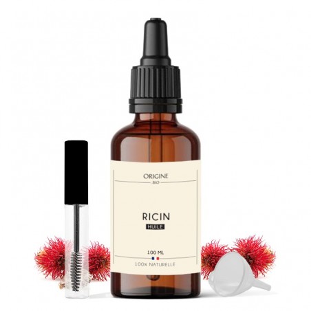 Huile de Ricin 100 ml + accessoires - origine bio