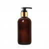 Distributeur savon verre ambré 250 ml - Flacon Origine Bio
