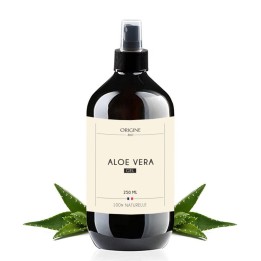 Gel aloe vera liquide 99.5% Pur - Origine bio - 250ml flacon spray