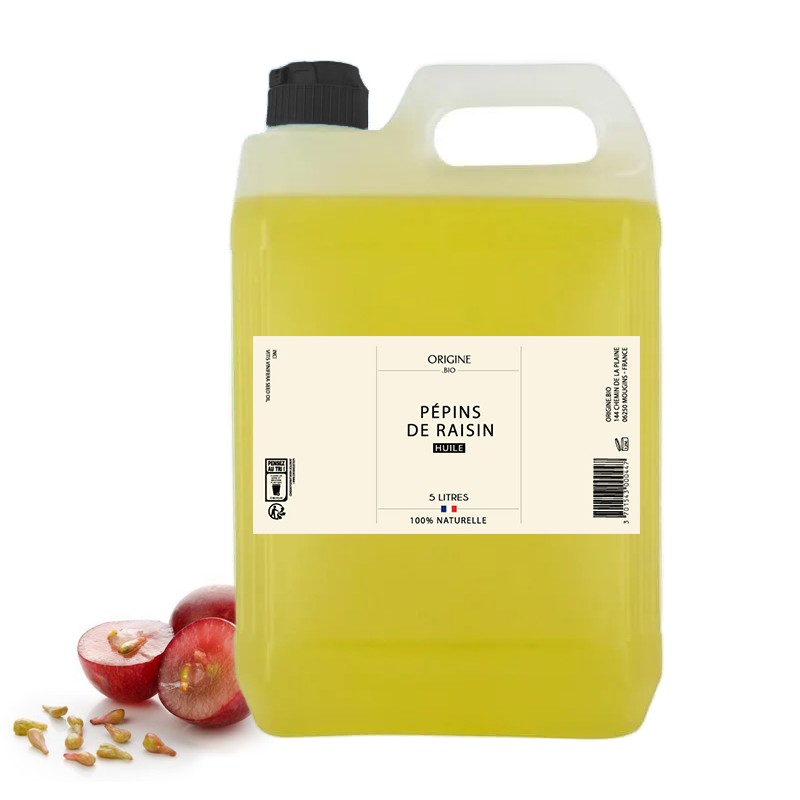 Huile de pépins de raisins 5 litres format pro