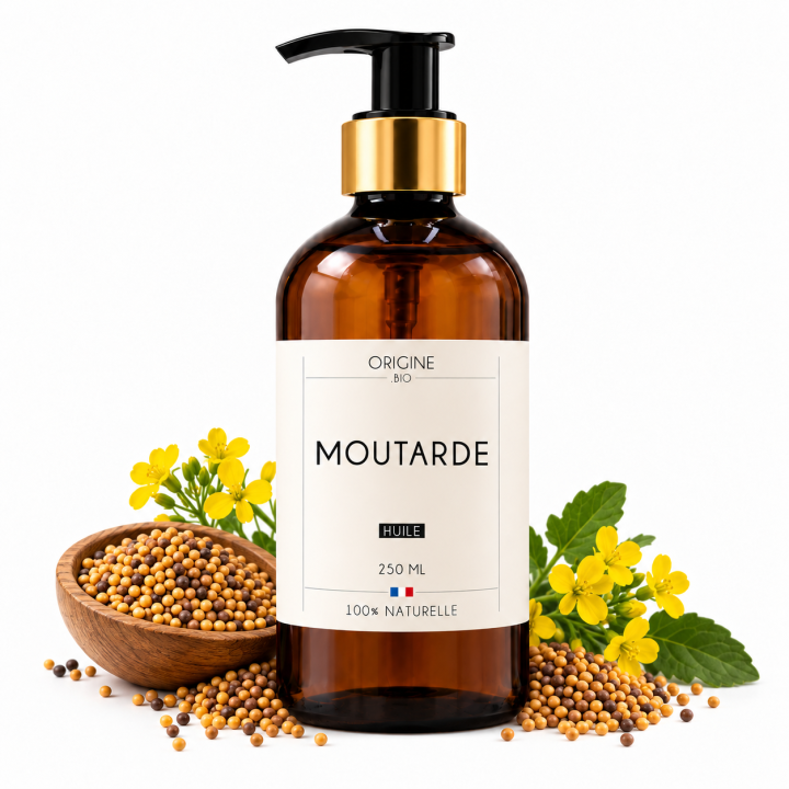 Huile de Moutarde 250ml - Origine Bio