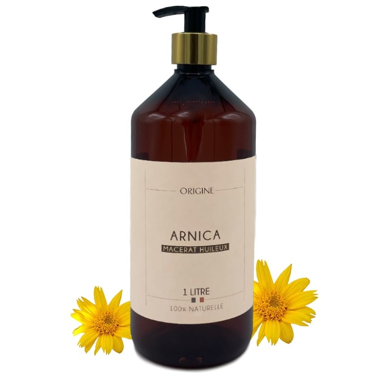 Huile de Massage Arnica bio - Origine Bio - Macérât huileux cosmétique désodorisée