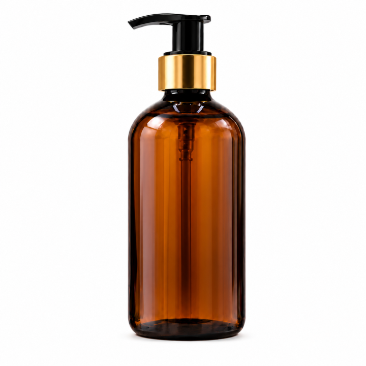 Distributeur savon ambré verre 250 ml - Flacon Origine Bio