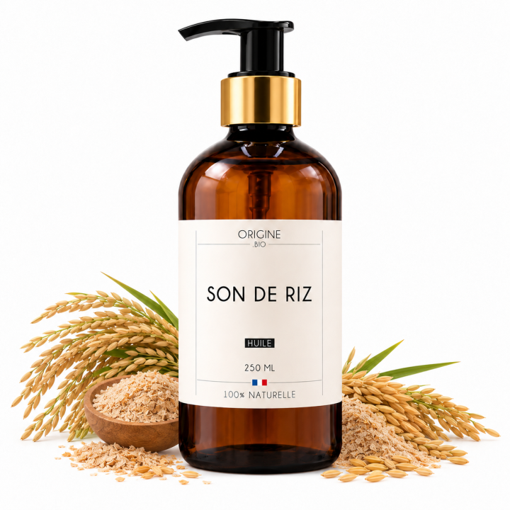 huile son de riz 250 ml Produit bio 100% pure et naturel