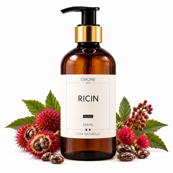 Huile végétale de ricin bio 250ml