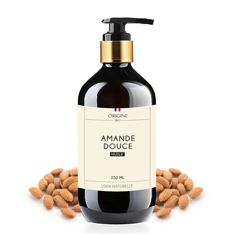 Huile d'Amande Douce 250 ml 1ère Pression - Origine Bio