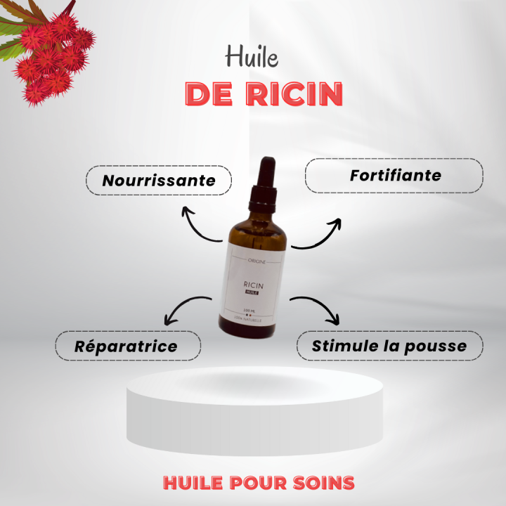 Les bienfaits de l'huile de ricin bio