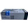 100 Gants nitrile noirs non poudrés