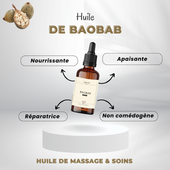 Huile de Baobab BIO - Bienfaits