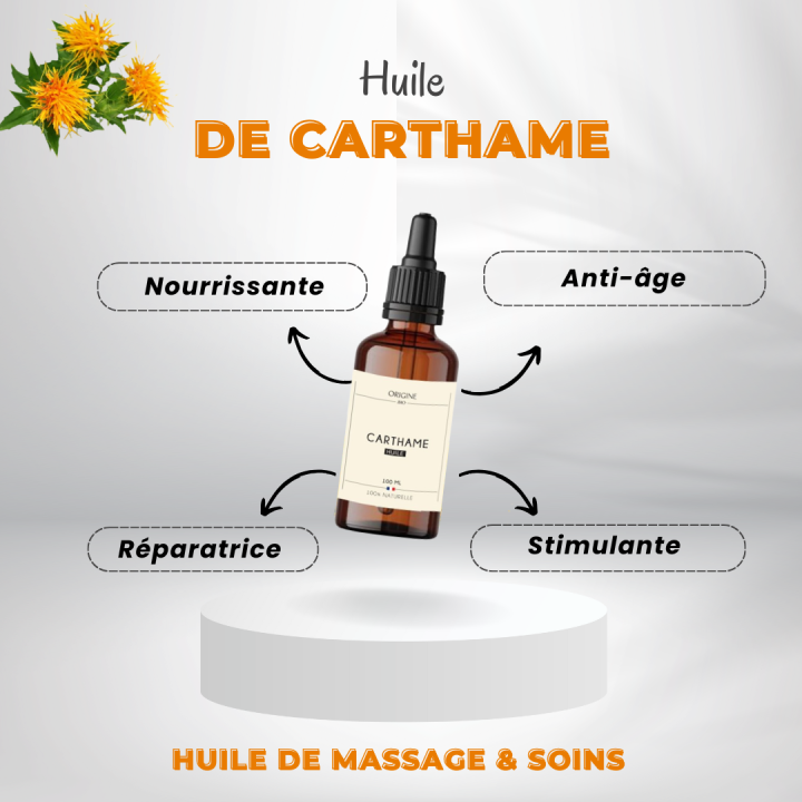 Huile de Carthame bio - bienfaits