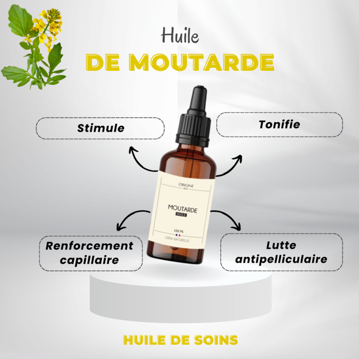 Huile de Moutarde - bienfaits