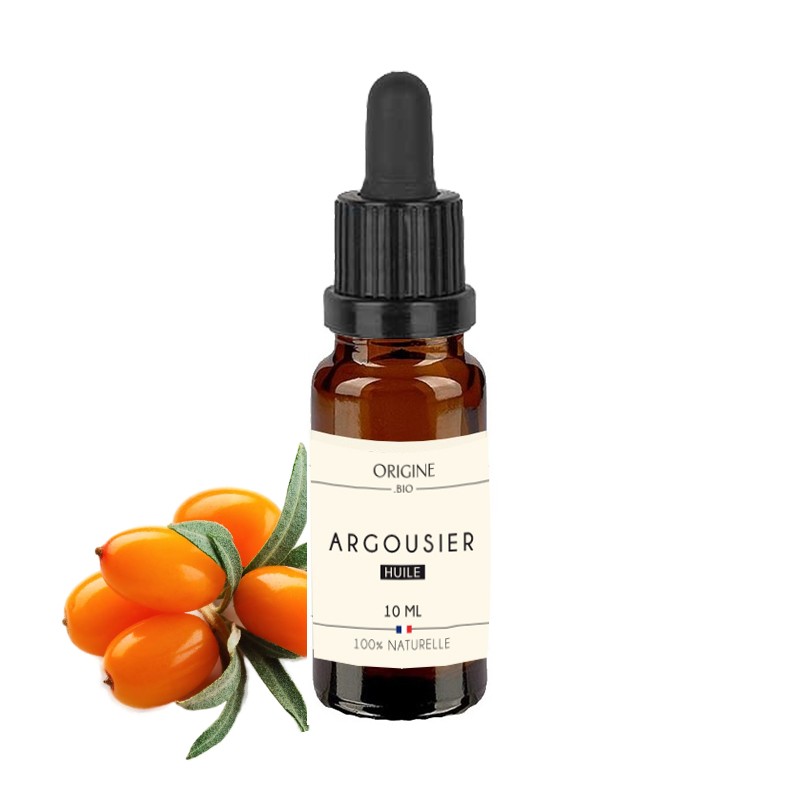 huile végétale d'argousier bio 10 ml protection soleil