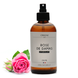 Eau de rose de Damas-hydrolat flacon spray 250 ml - Eau florale origine.bio