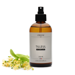 Eau florale de Tilleul Origine Bio - Flacon verre recyclable - 250 ml en spray cosmétique naturelle