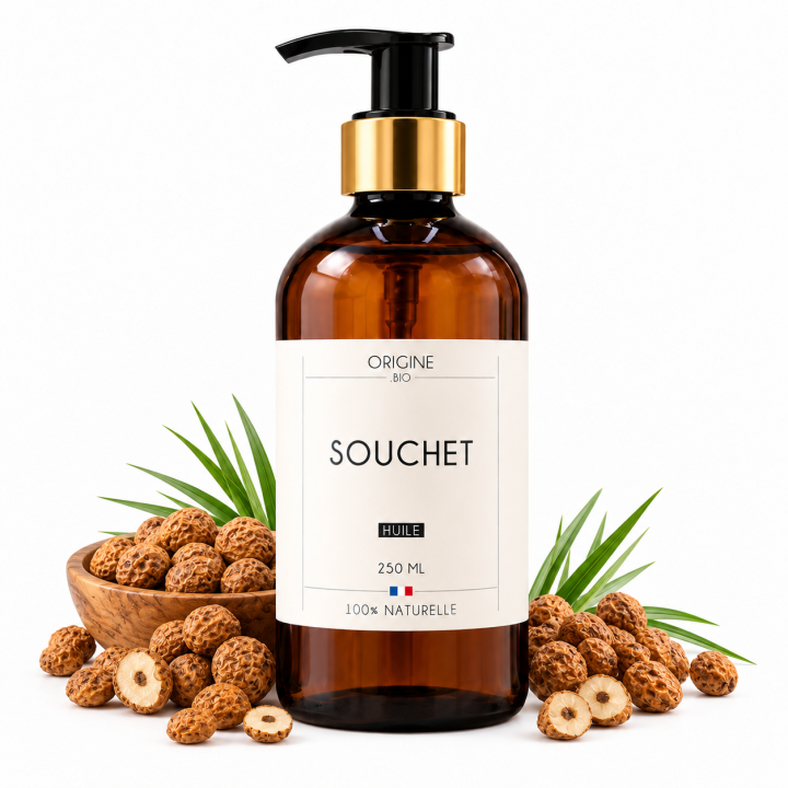 Huile végétale De Souchet Bio 250 ml - origine.bio -