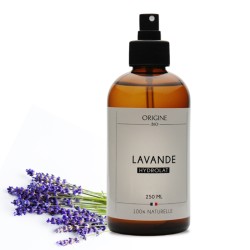 Eau florale de lavande bio - flacon spray 250 ml - origine.bio - hydrolat naturel