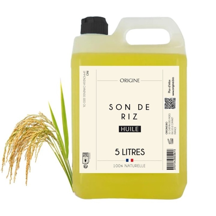 Huile de son de riz | Huile de Riz Cheveux